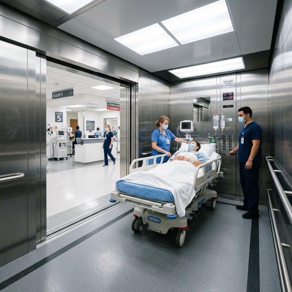 Hospital Stretcher Elevator for Healthcare Facilities